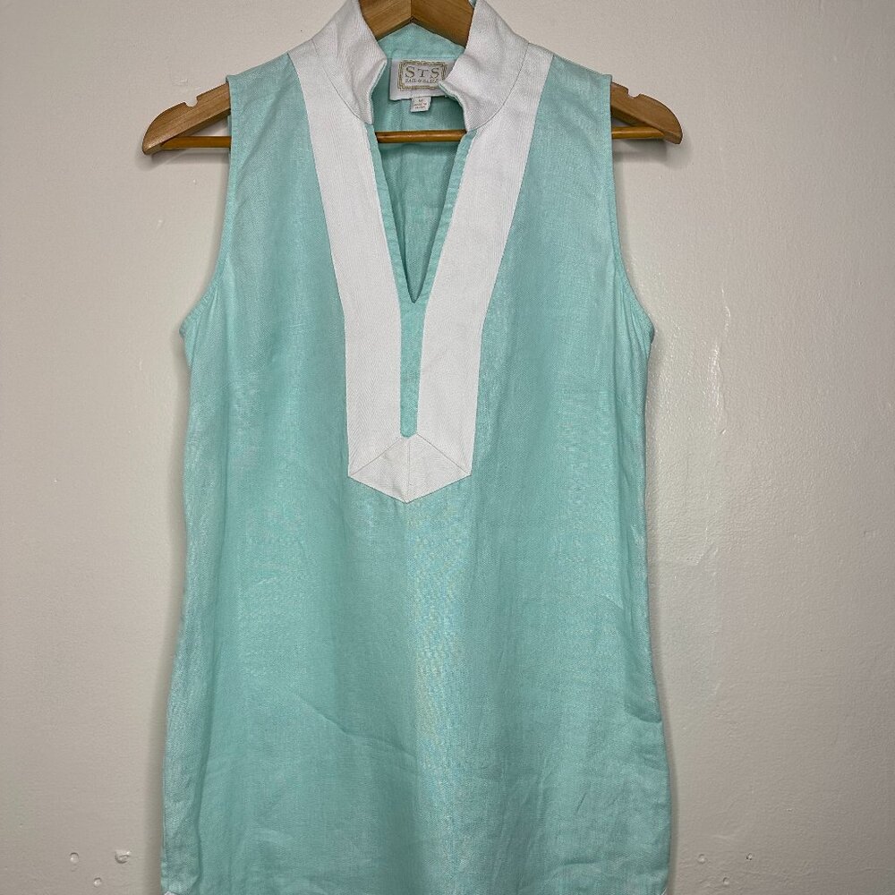 STS SAIL TO SABLE LINEN DRESS FOR WOMEN SIZE M